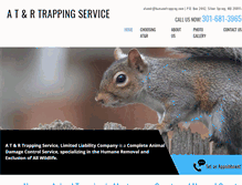 Tablet Screenshot of humanetrapping.com